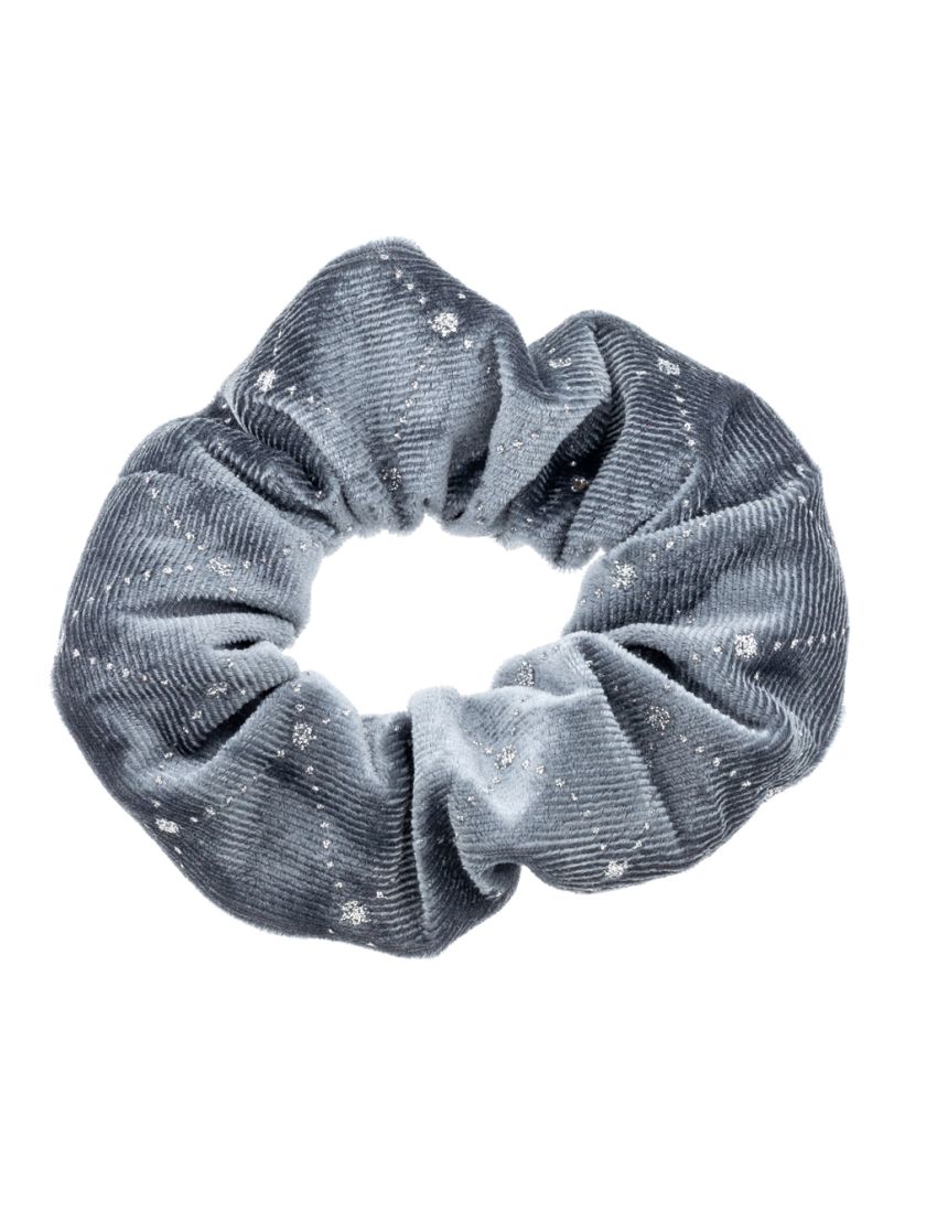 Σούρα υφασμάτινη βελούδο διακοσμημένη με στράς σε 6 χρώματα