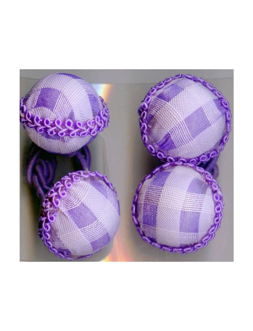 Λάστιχο υφασμάτινα καρό κουμπιά σε 4 χρώματα