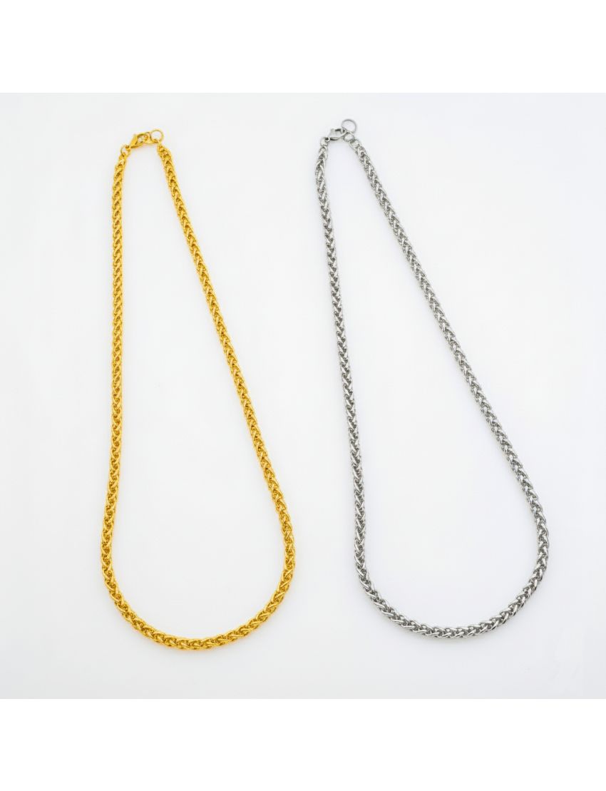 Ατσαλινή αλυσίδα λαιμου spiga 