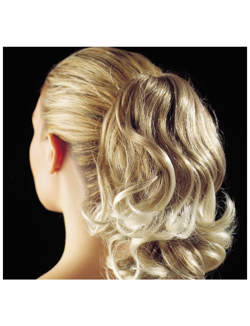 Ποστίς συνθετικό με κλάμερ μπούκλα μεσαίο