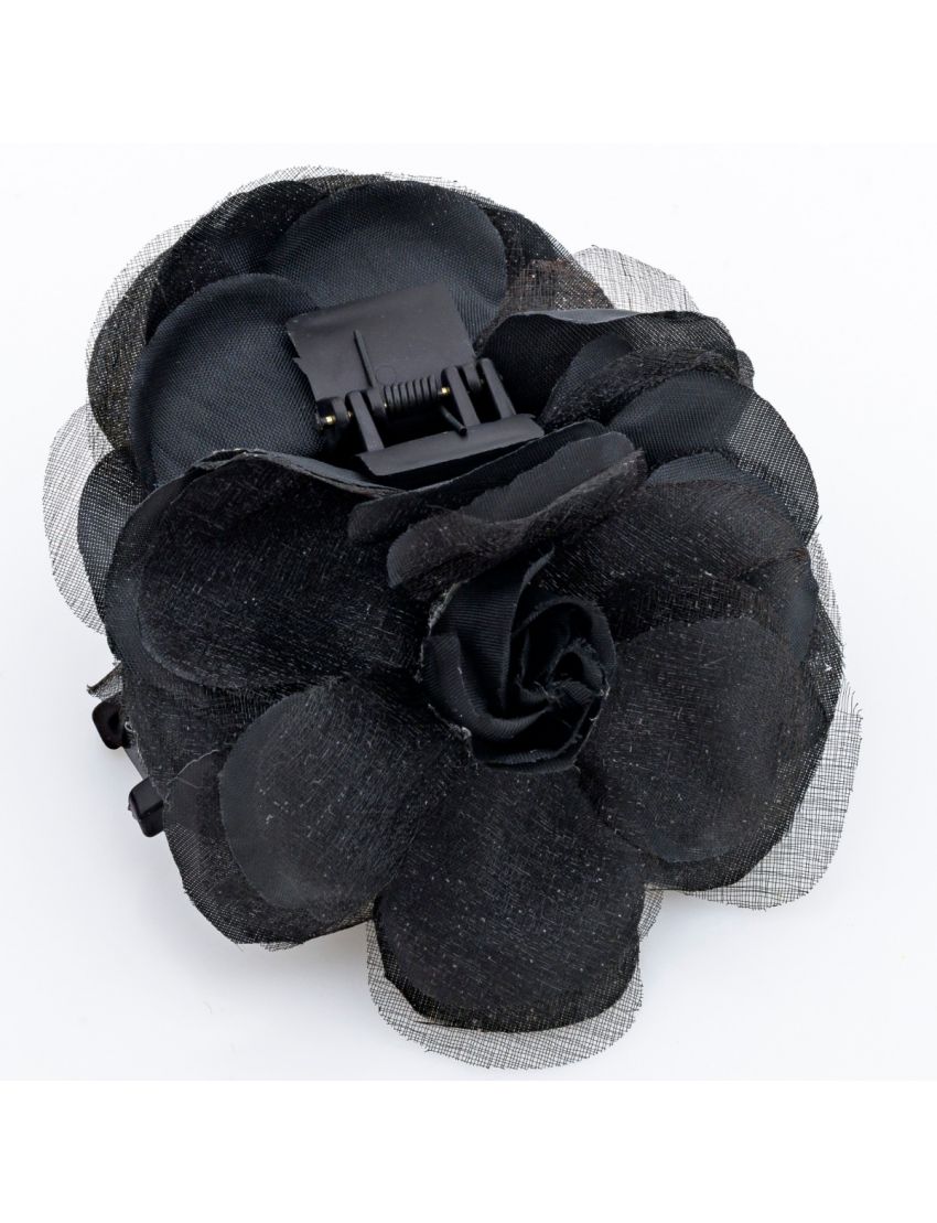 Κλάμερ Μαλλιών με Υφασμάτινο Λουλούδι