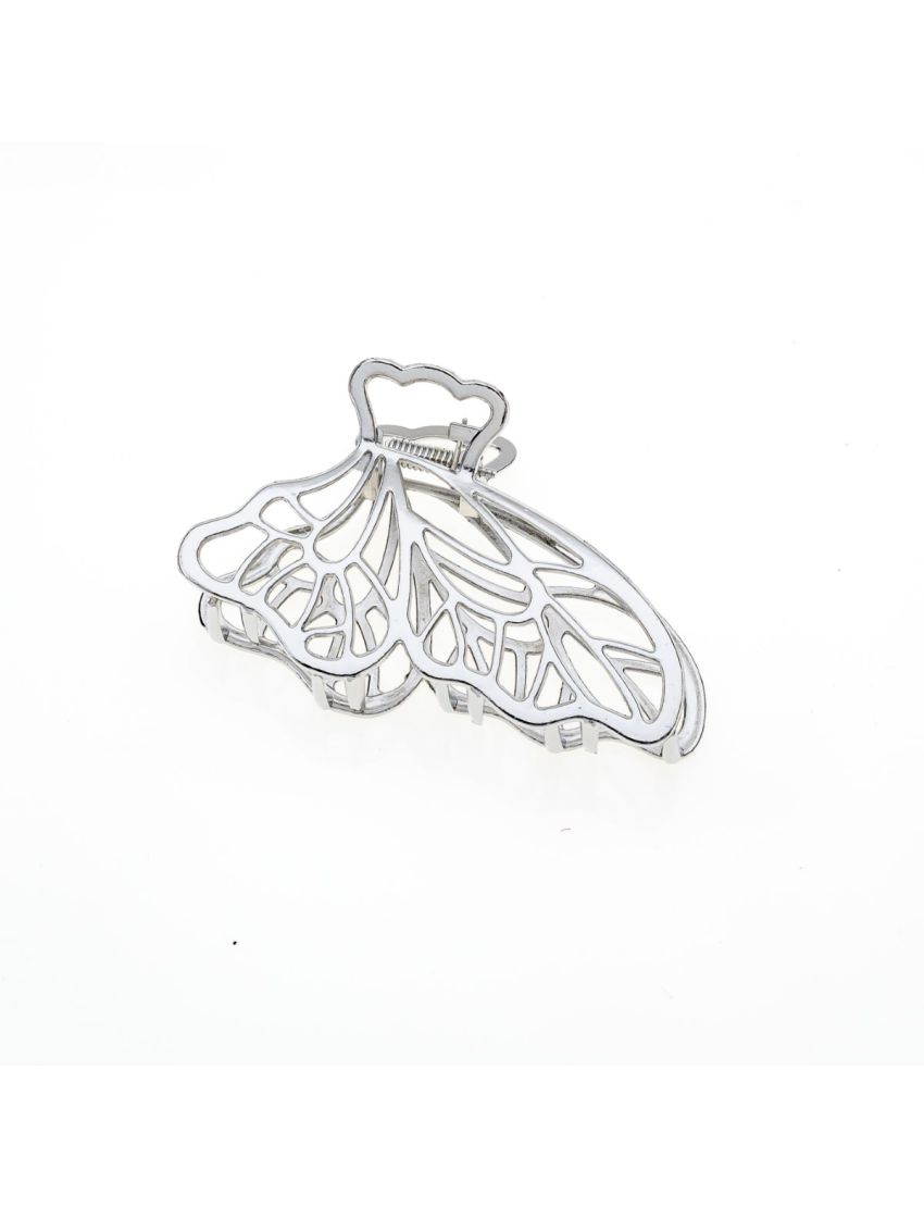 Κλάμερ σε σχήμα πεταλούδας σε χρυσό και ασημί