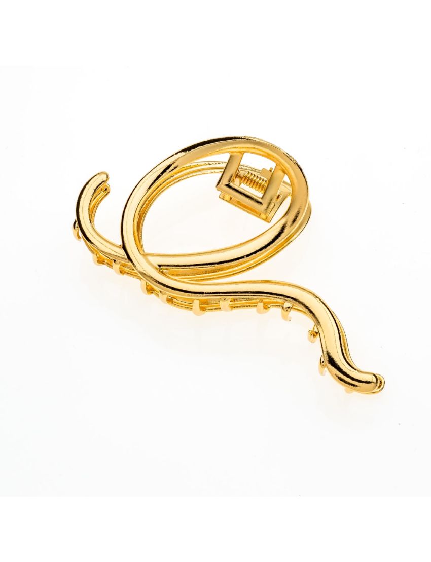 Κλάμερ μεταλλικό σε χρυσό και ασημί