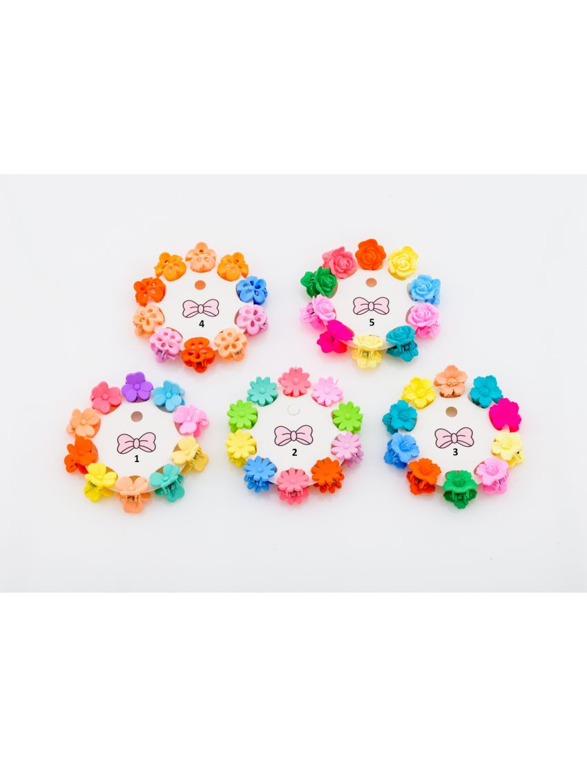 Κλάμερ πλαστικό μίνι σε 5 σχέδια