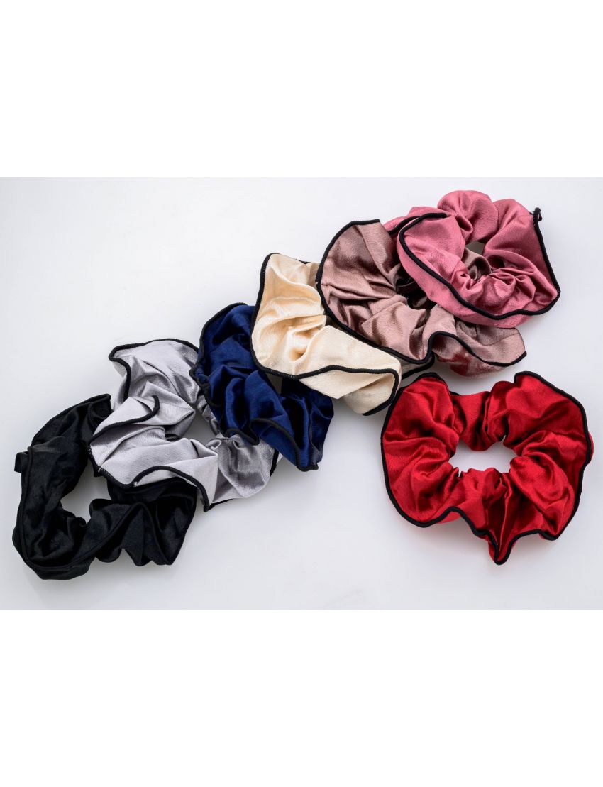 Πολύχρωμες Σατέν Σούρες Μαλλιών 