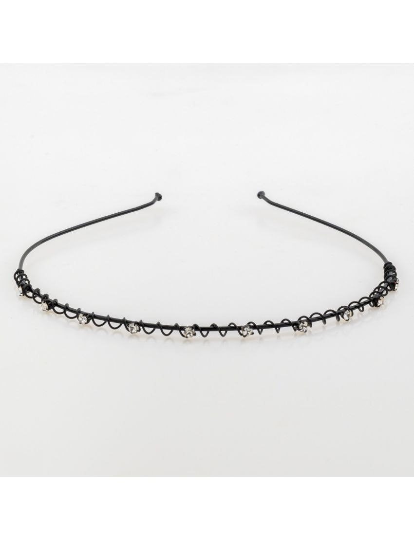 Elegant Chic Μεταλλική Στέκα με Κρυστάλλους για Minimal Glam Εμφανίσεις