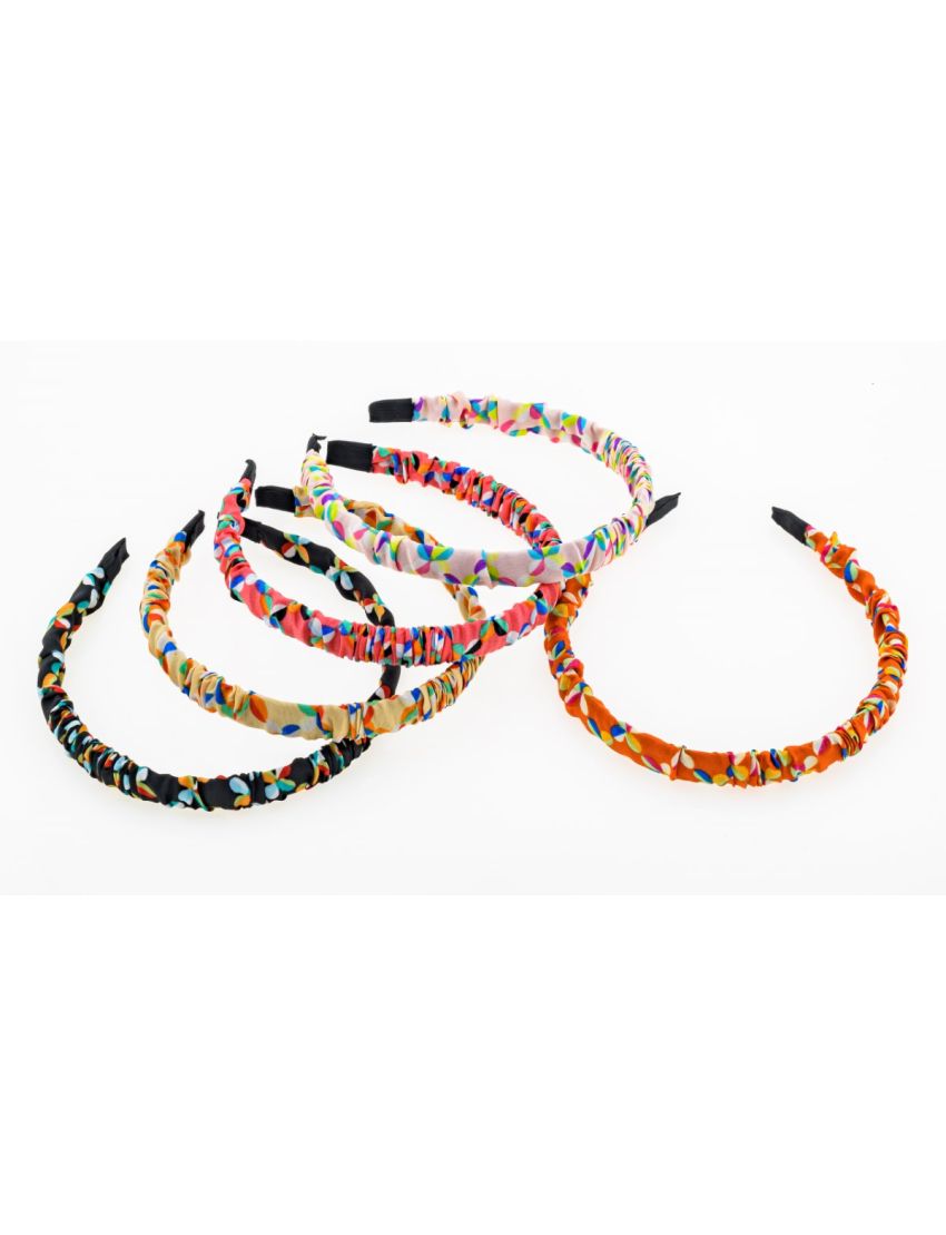 Στέκα υφασμάτινη με τύπωμα λουλούδι σε 5 μοναδικά χρώματα