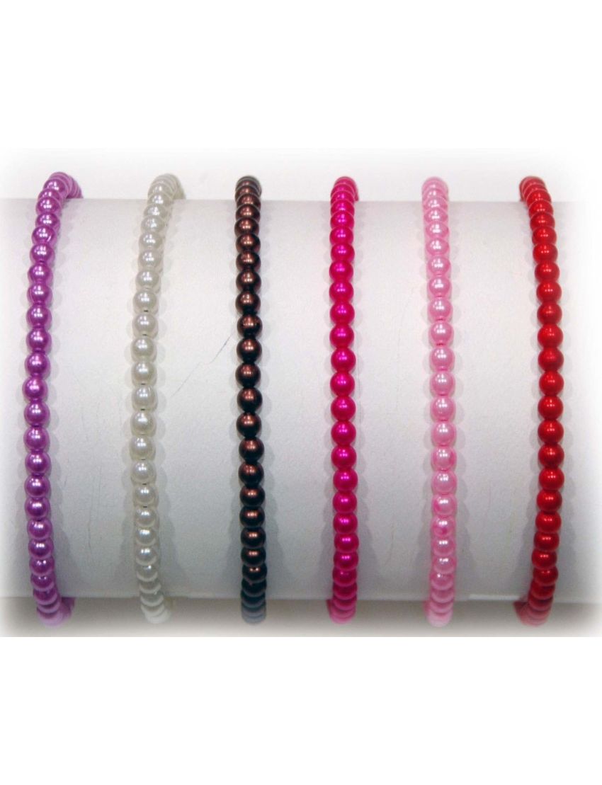 Στέκα πλαστική διακοσμημένη σε ολόκληρη την επιφάνεια με γυαλιστερές χάντρες