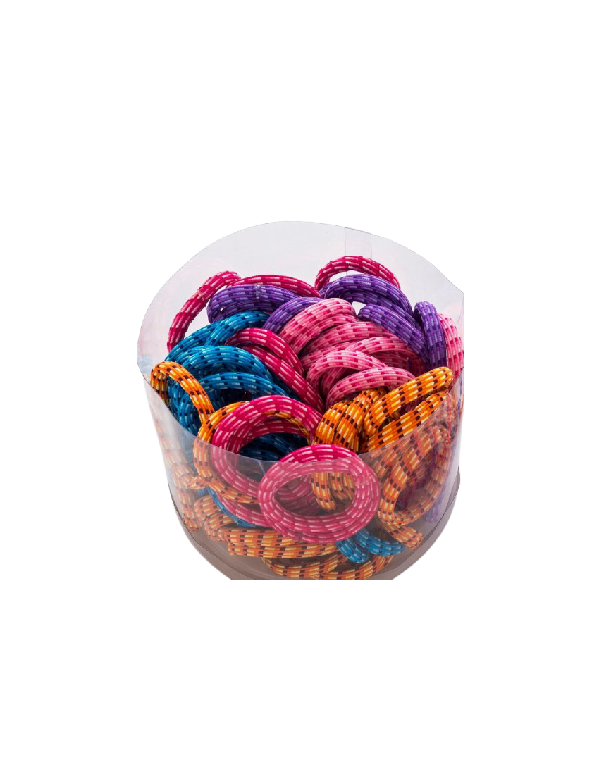 Λάστιχο υφασμάτινο με ρίγες σε 5 χρώματα