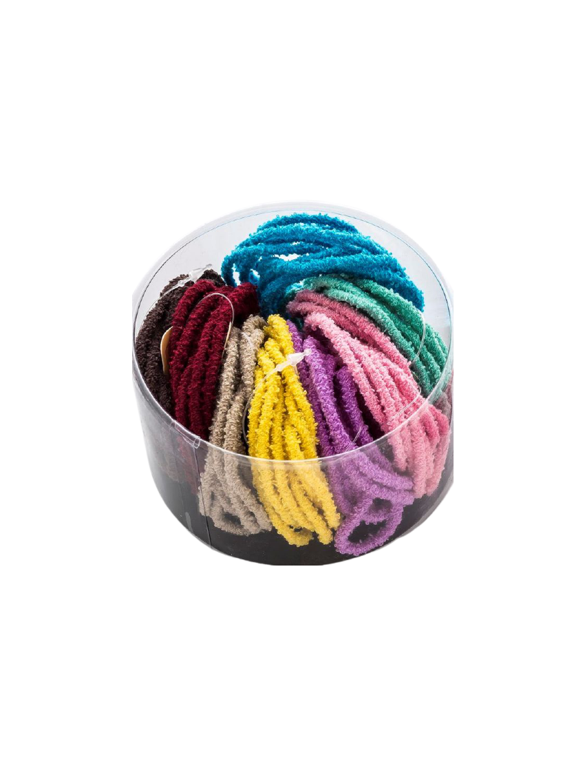 Λάστιχο υφασμάτινο πετσετέ σε 9 χρώματα