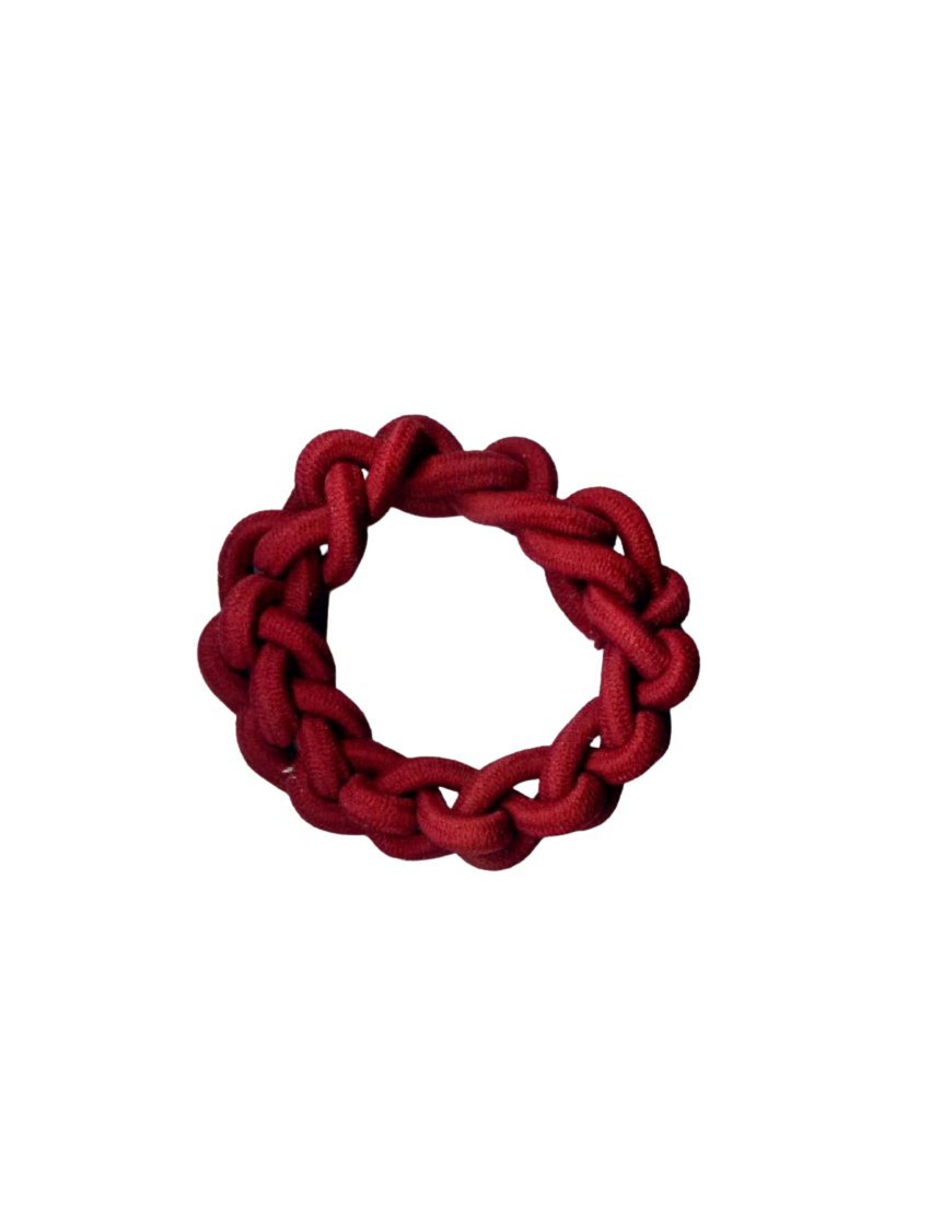 Λάστιχο υφασμάτινο πλεξούδα σε 6 φωτεινά χρώματα