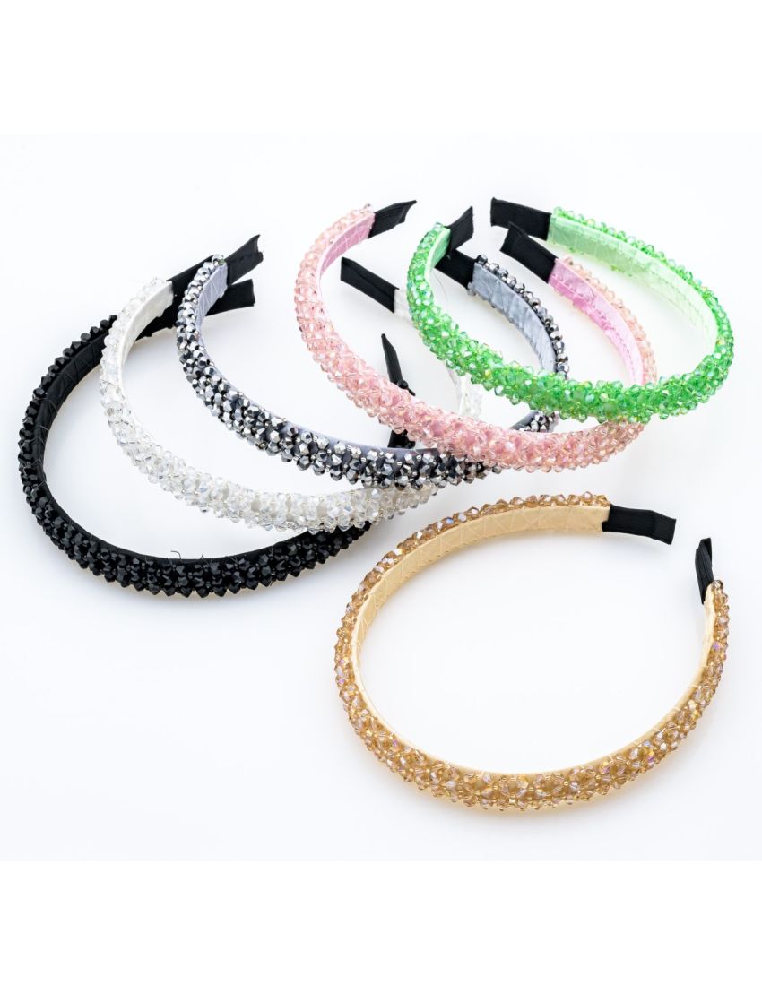 Υφασμάτινη στέκα με χάντρες σε 6 χρώματα