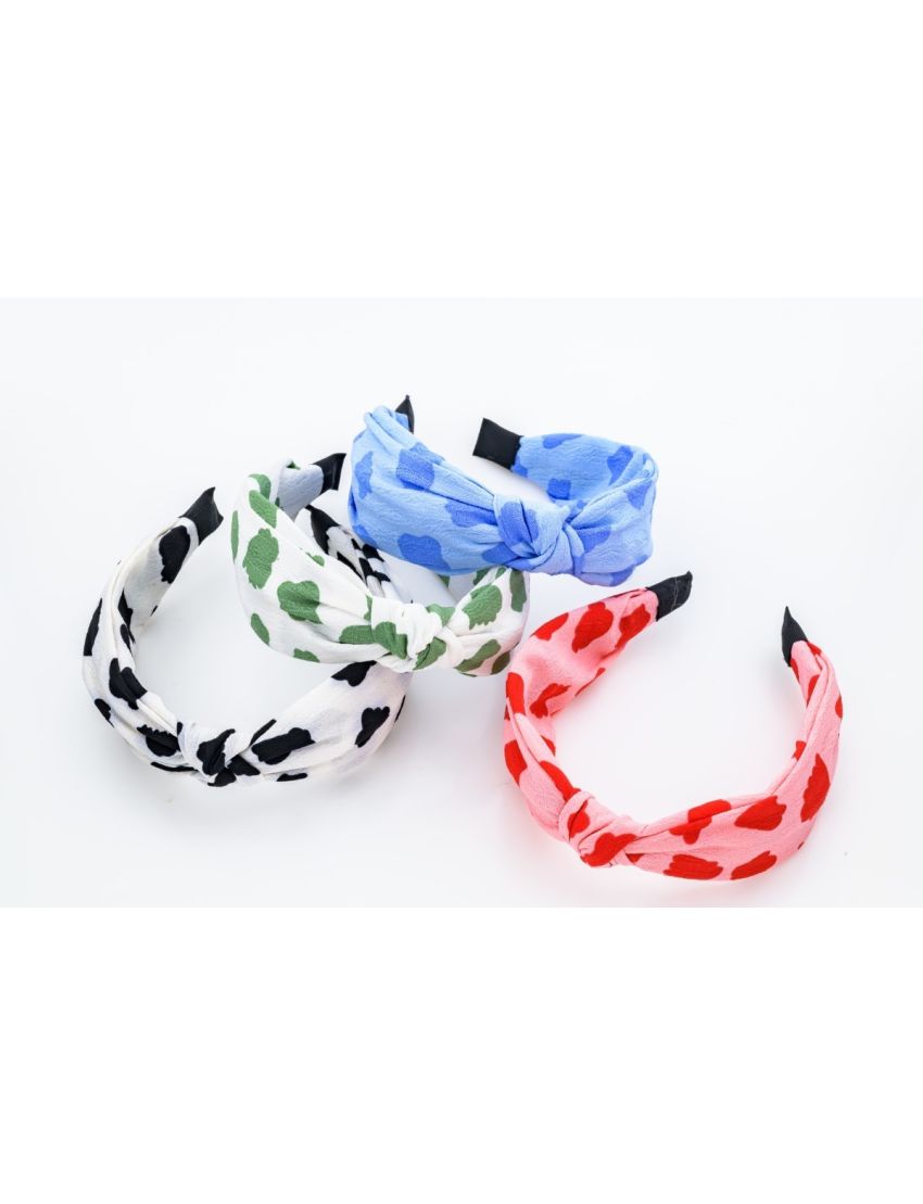 Στέκα υφασμάτινη με νερά και κόμπο σε 4 καλοκαιρινά χρώματα