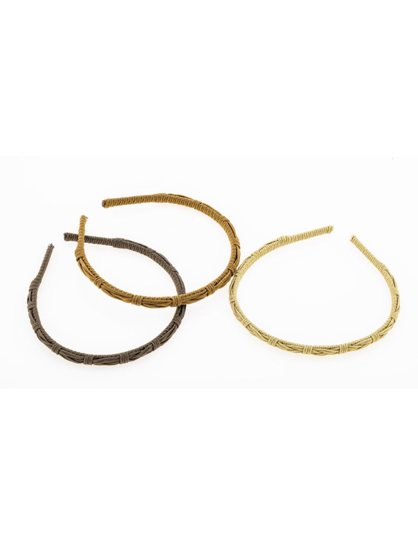 Στέκα υφασμάτινη με σχοινί και πλεκτό σχέδιο