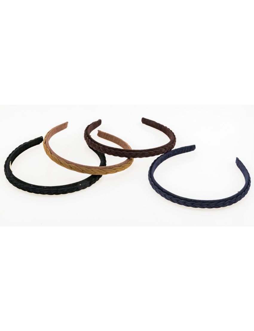 Στέκα υφασμάτινη λεπτή κοτσίδα