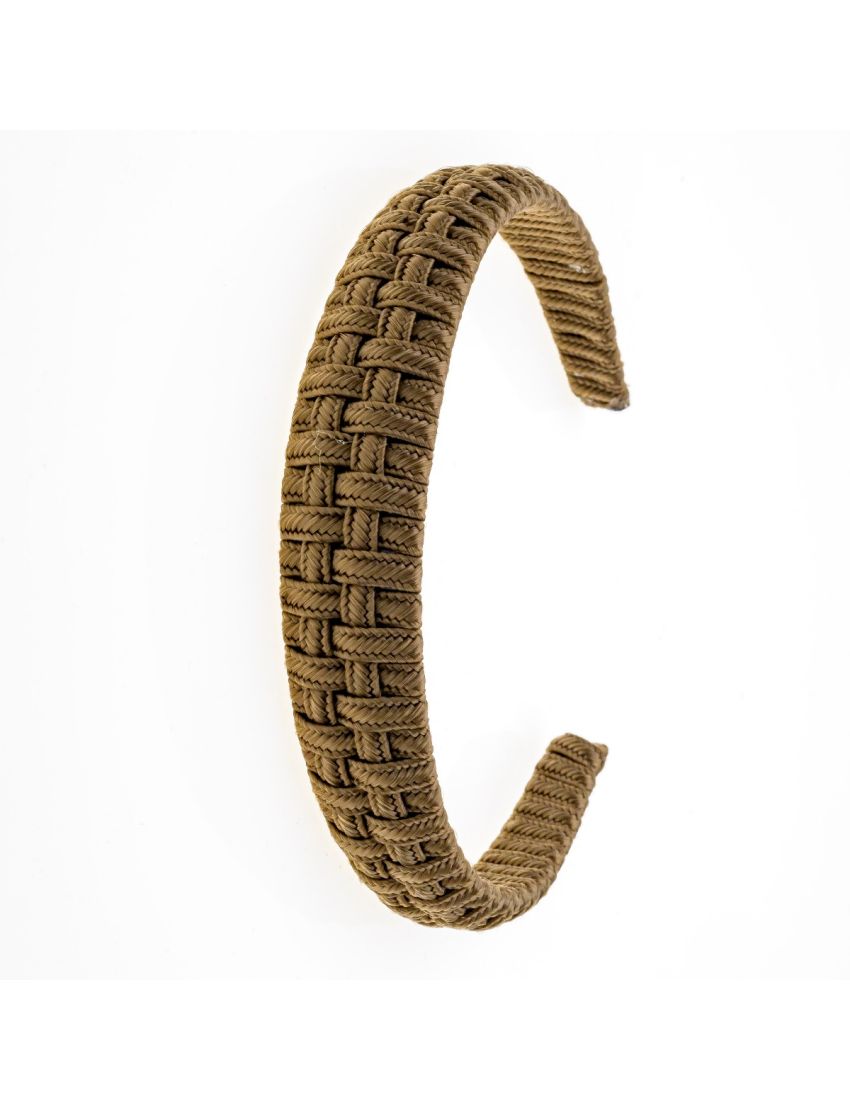 Στέκα υφασμάτινη με σχοινί, σχέδιο ψάθα