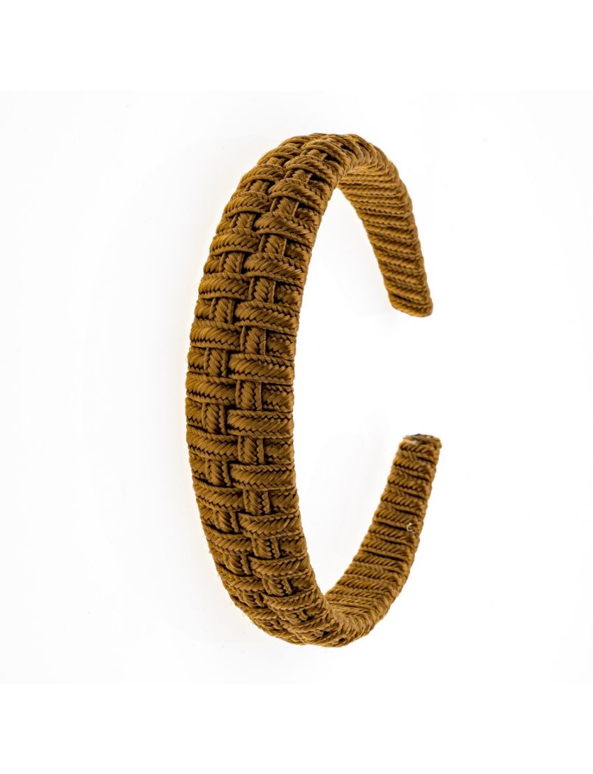 Στέκα υφασμάτινη με σχοινί, σχέδιο ψάθα