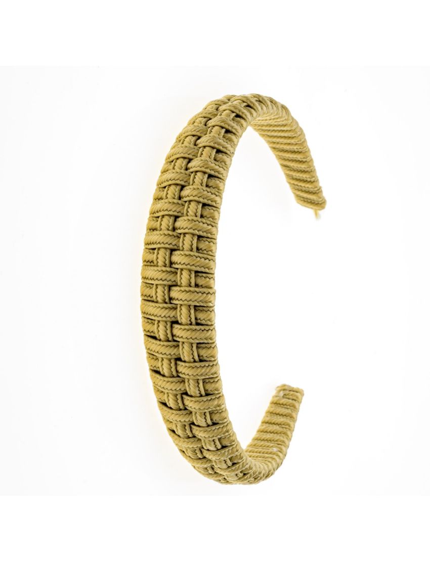 Στέκα υφασμάτινη με σχοινί, σχέδιο ψάθα