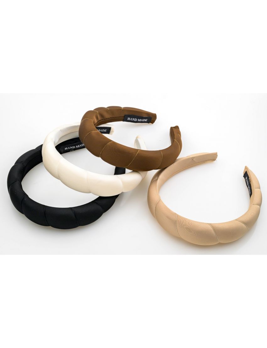 Χειροποίητες puffy στέκες μαλλιών από σατέν σε 4 αποχρώσεις 