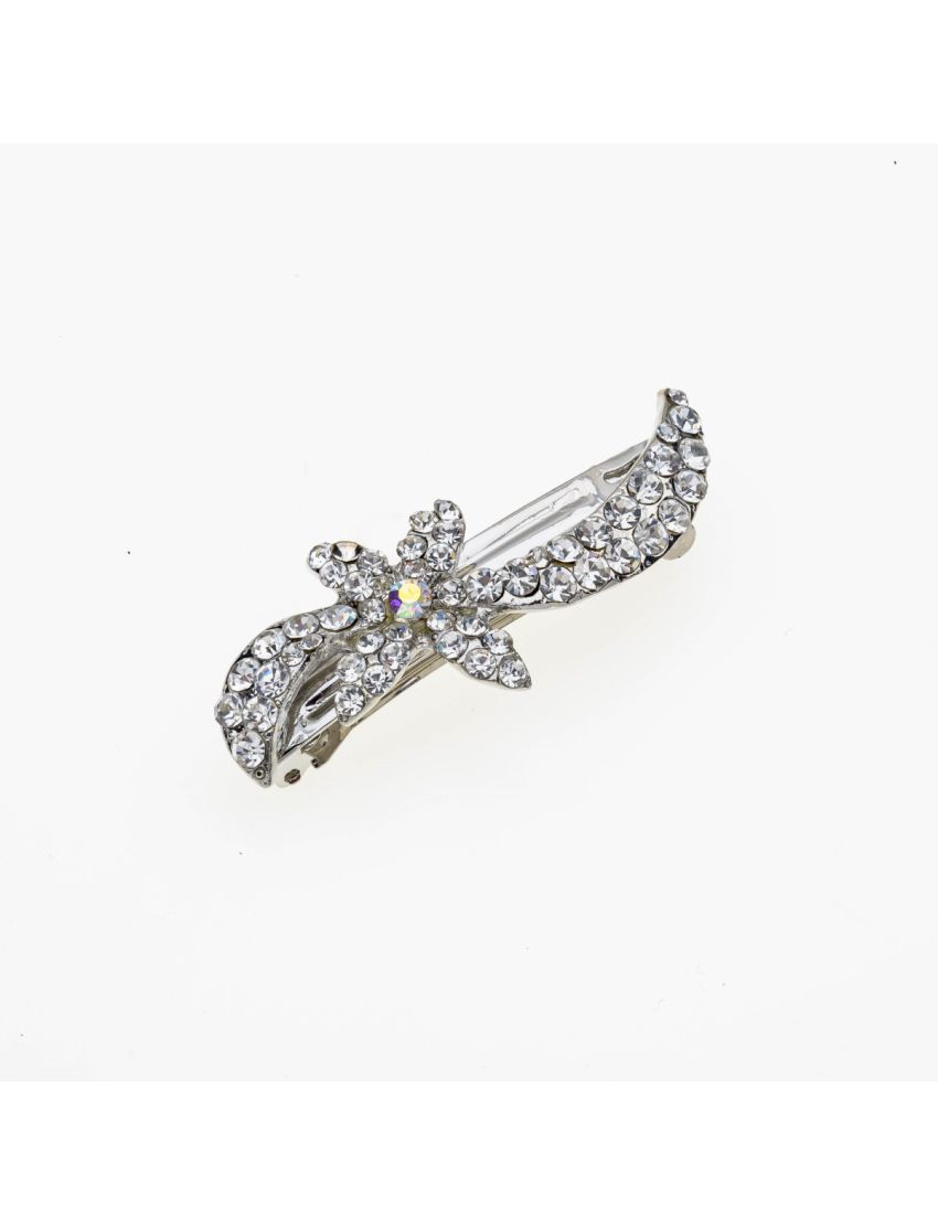 Μπαρέτα μεταλλική διακοσμημένη με στράς σε 7 σχέδια