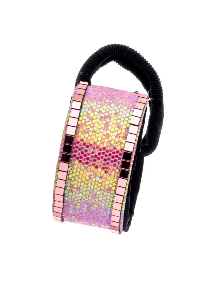 Κλίπ υφασμάτινο με χρυσόσκονη σε 6 χρώματα