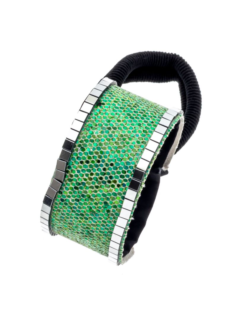 Κλίπ υφασμάτινο με χρυσόσκονη σε 6 χρώματα