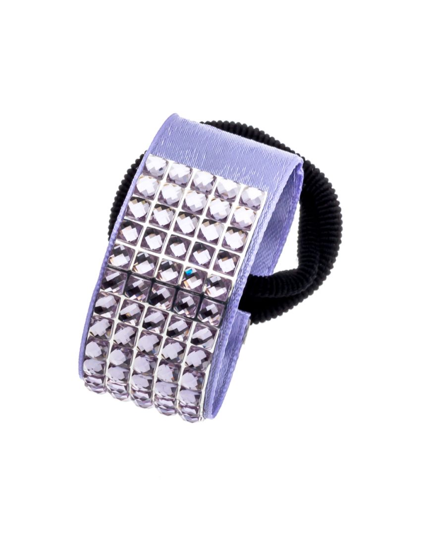 Κλίπ υφασμάτινο με λάστιχο και πέρλες σε 6 χρώματα