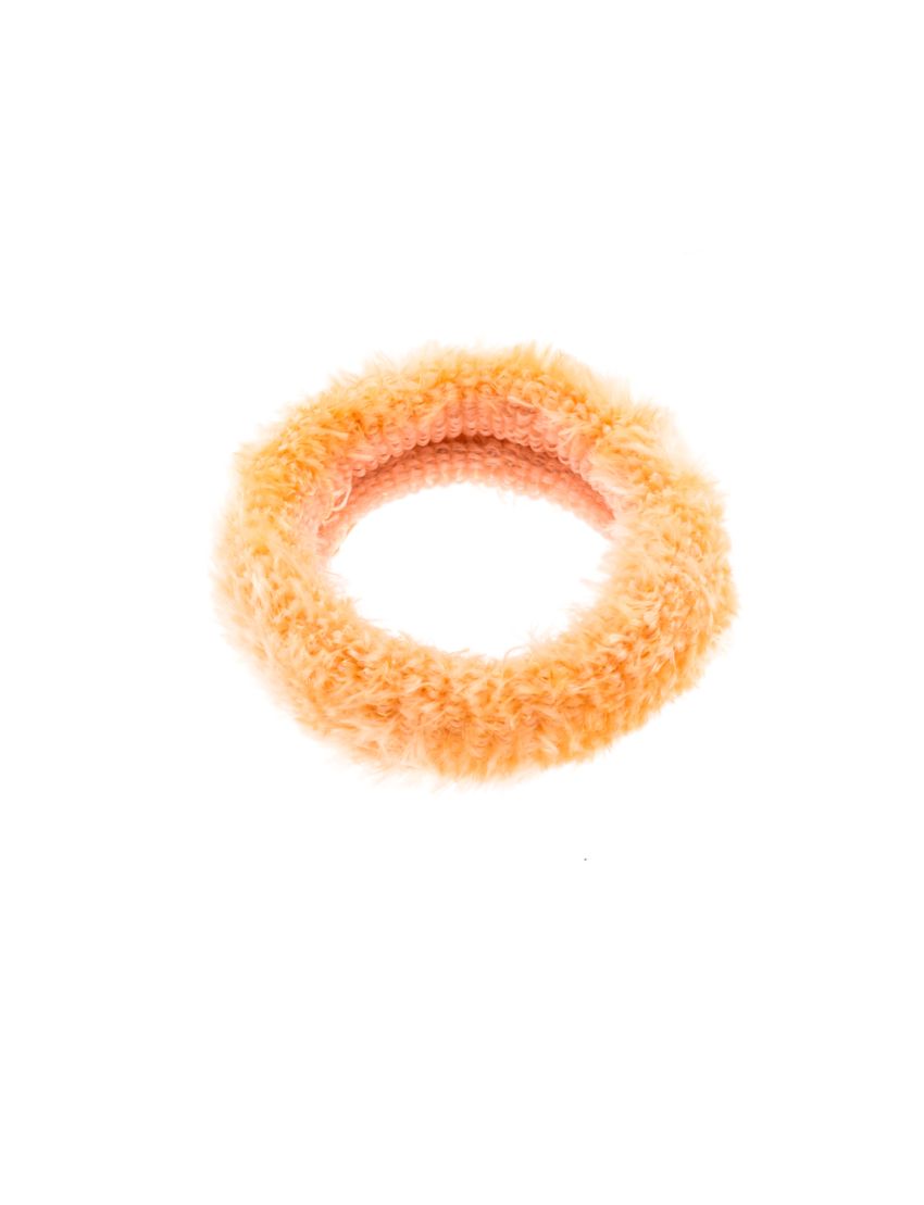 Λάστιχο υφασμάτινο βελουτέ σε 6 χρώματα (συσκευασία 3 τεμάχια)