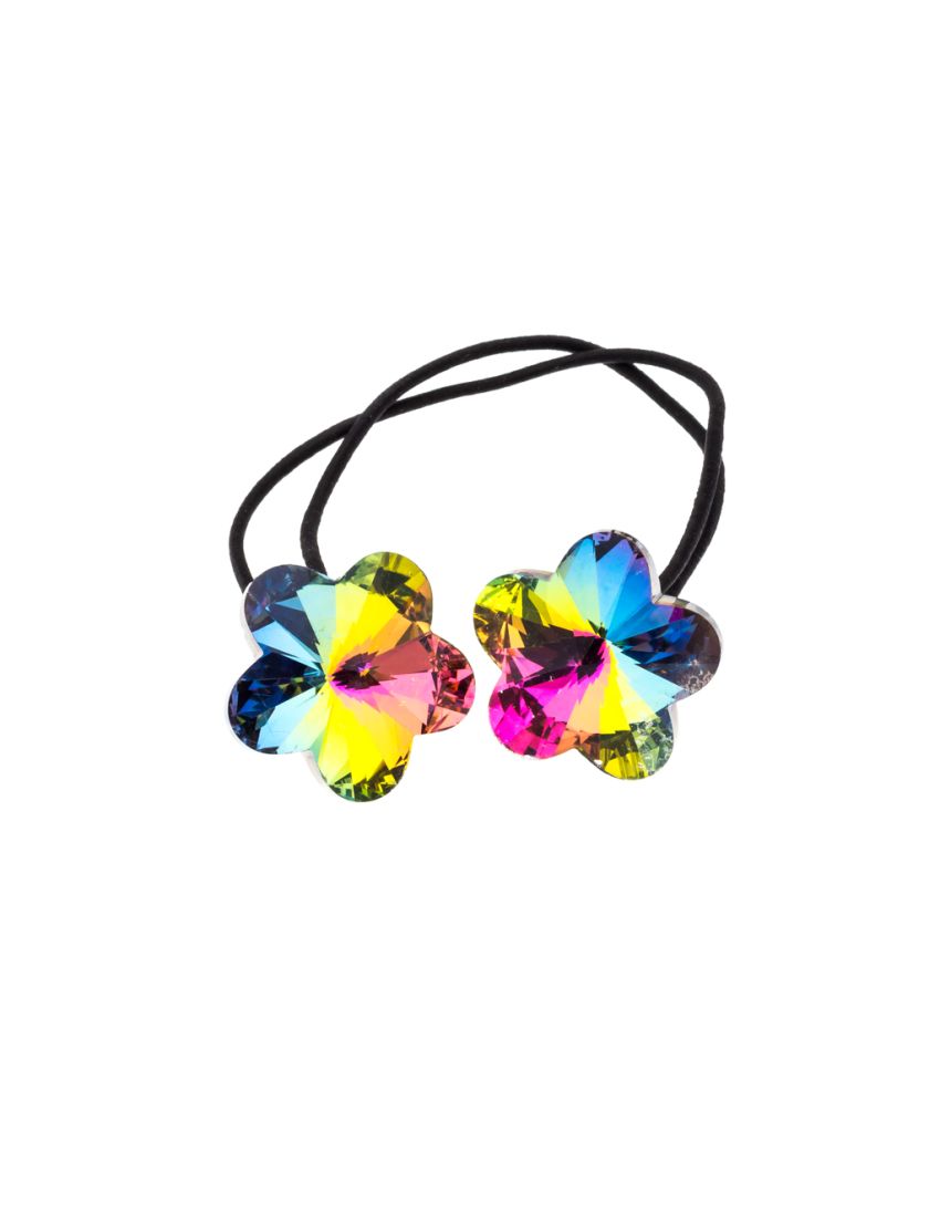 Λάστιχο με λεπτομέρειες κοπής swarovski με λουλούδι