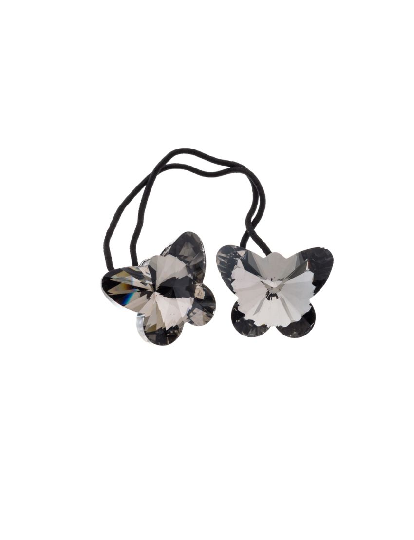 Λάστιχο με λεπτομέρειες κοπής swarovski με πεταλούδα