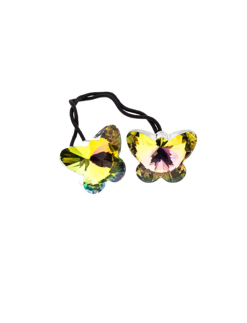 Λάστιχο με λεπτομέρειες κοπής swarovski με πεταλούδα