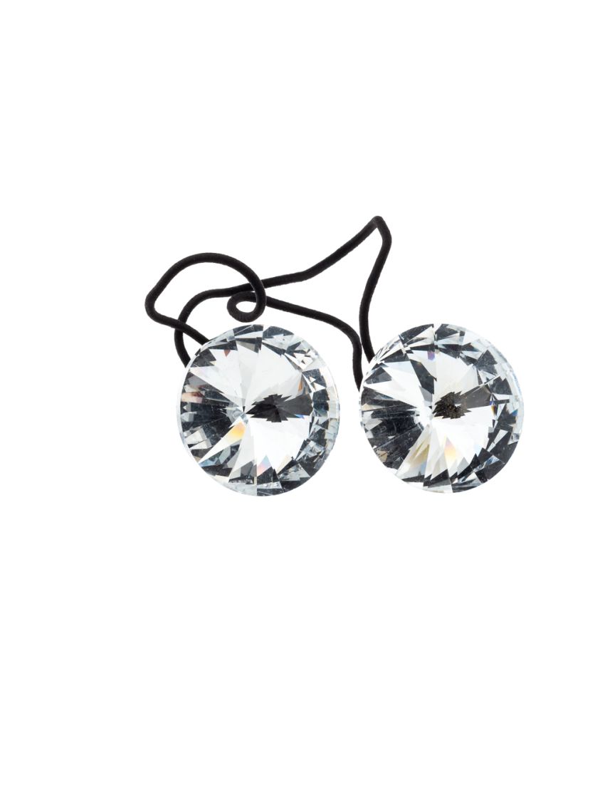 Λάστιχο με λεπτομέρειες κοπής swarovski με στρογγυλή λεπτομέρεια