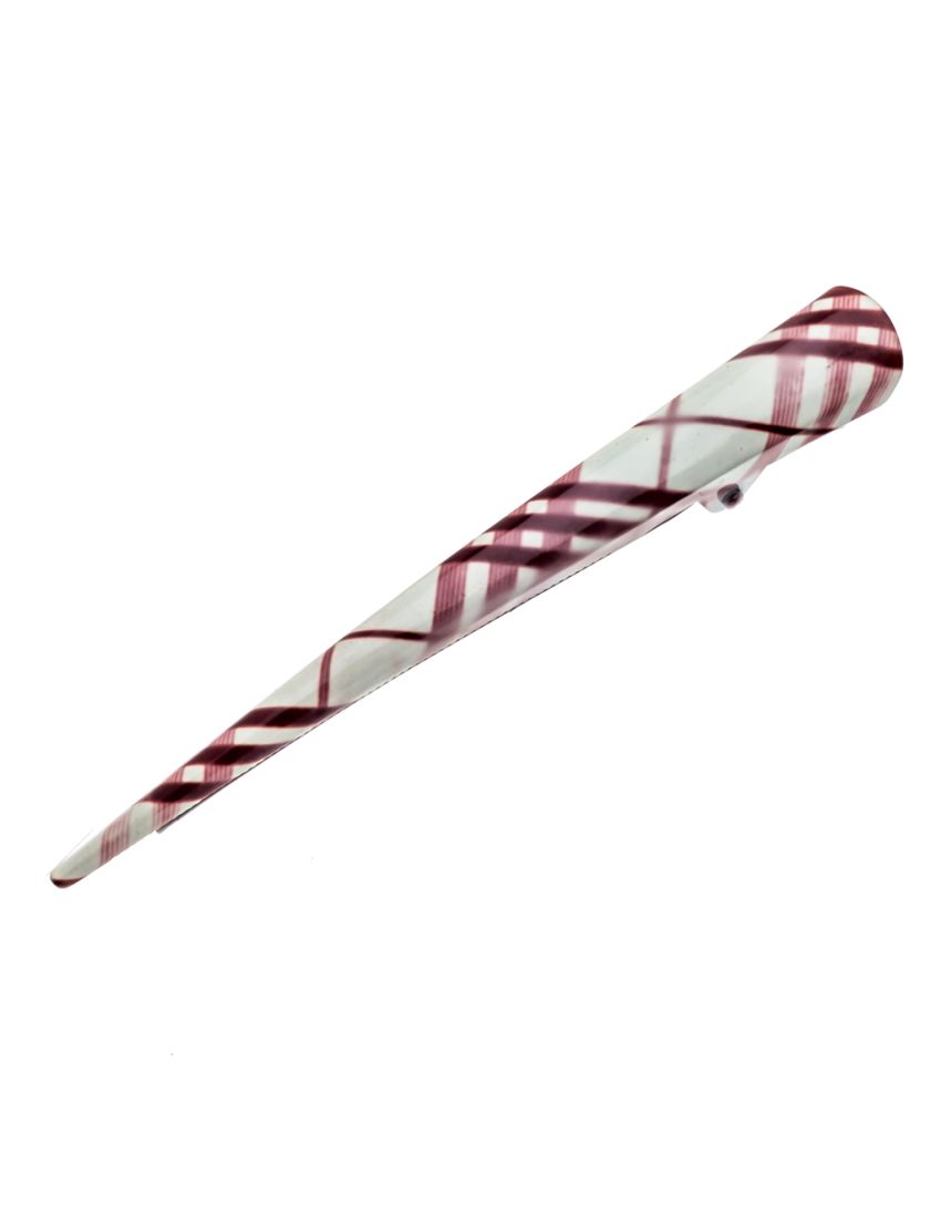 Κλίπ μεταλλικό καρό σε 6 χρώματα