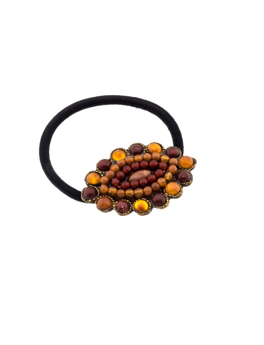 Λάστιχο σχέδιο μάτι διακοσμημένο με πέτρες σε 2 χρώματα