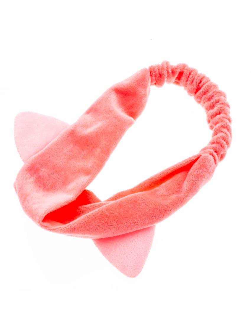 Κορδέλα μαλλιών βελουτέ με αυτάκια