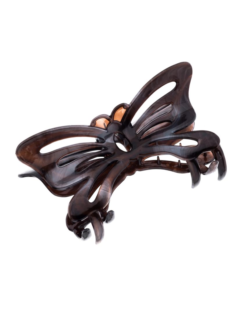 Κλάμερ πλαστικό σε 4 χρώματα σχέδιο πεταλούδα