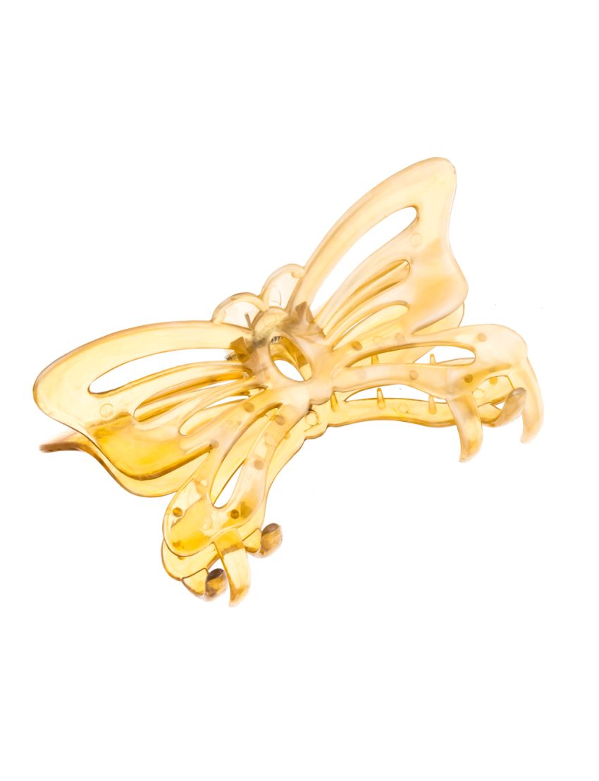 Κλάμερ πλαστικό σε 4 χρώματα σχέδιο πεταλούδα