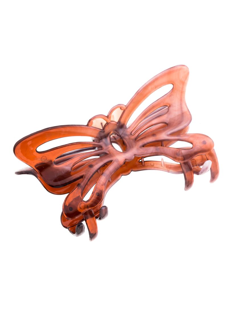 Κλάμερ πλαστικό σε 4 χρώματα σχέδιο πεταλούδα