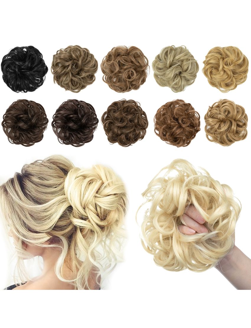 Σούρα ποστίς μπούκλα από συνθετική τρίχα