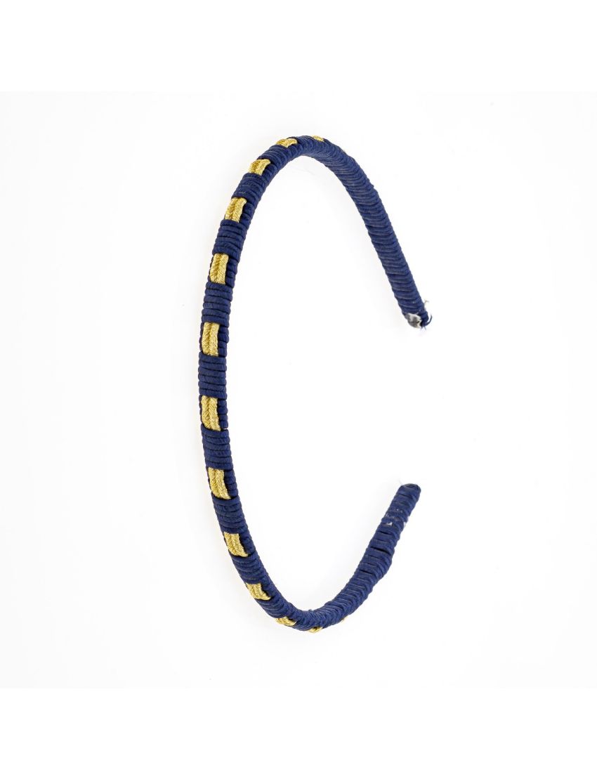 Στέκα λεπτή υφασμάτινη με χρυσή λεπτομέρεια 