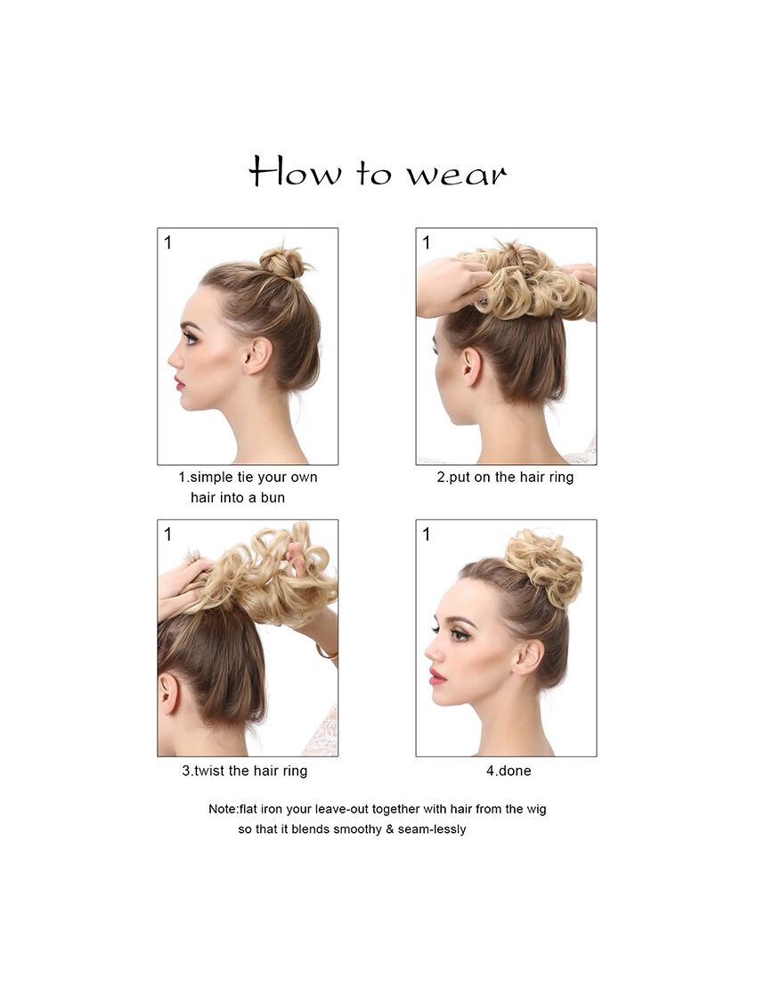 Σούρα ποστίς μπούκλα από συνθετική τρίχα