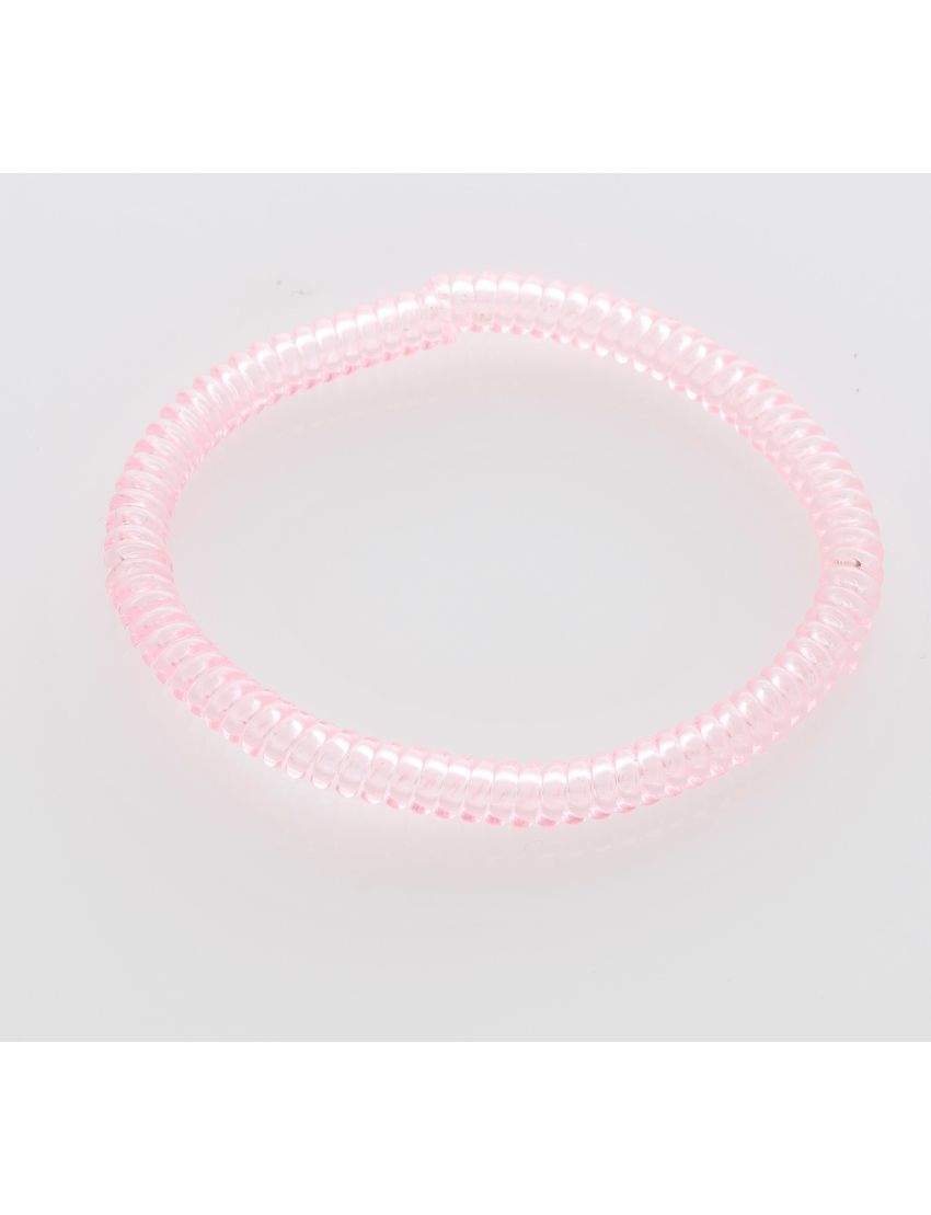 Λάστιχο πλαστικό σπιράλ σε 6 χρώματα  (12 τεμ)