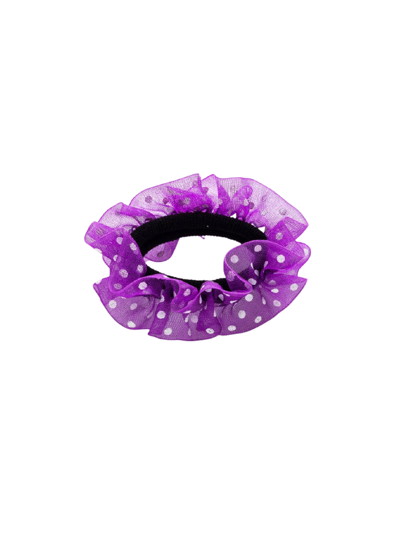 Λάστιχο υφασμάτινο πουά σε 8 χρώματα