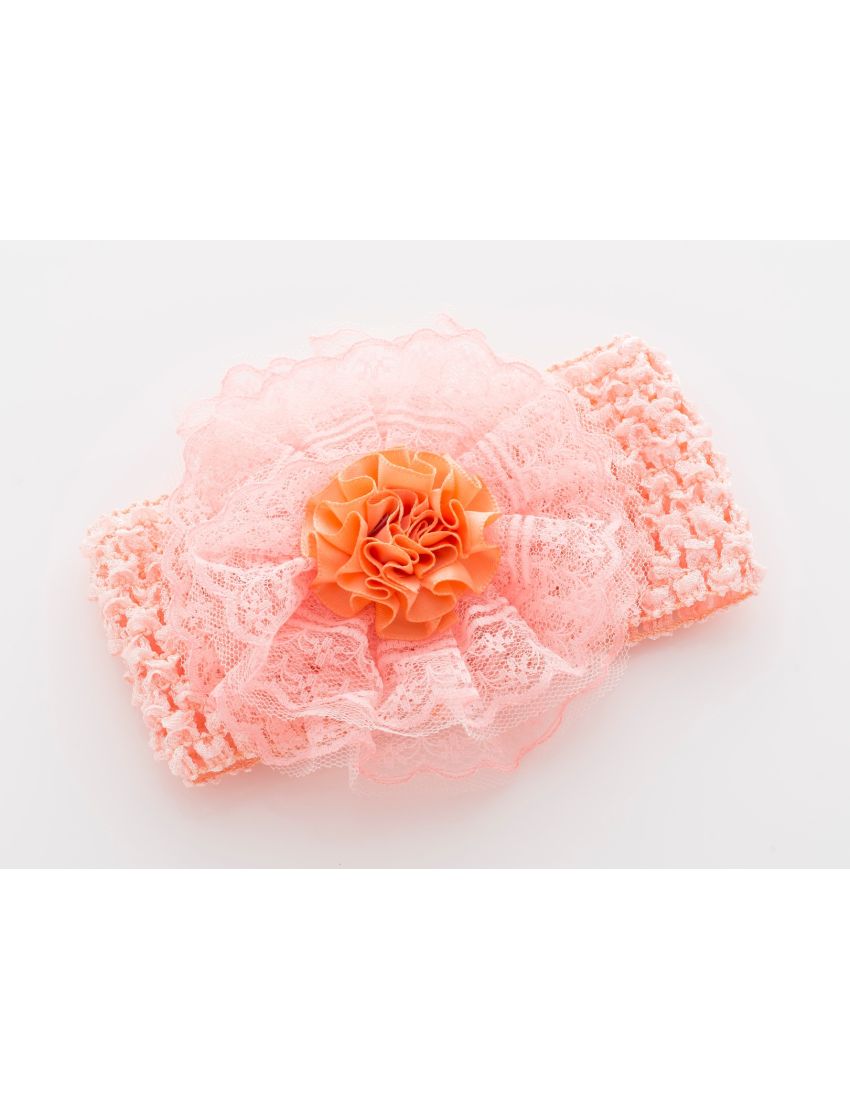 Κορδέλα μαλλιών με λουλούδι