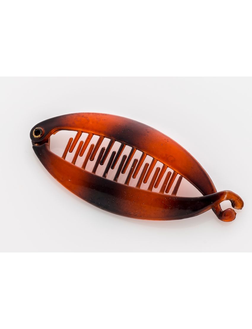 Δαγκάνα πλαστική 8,5εκ σε καφέ και μαύρο