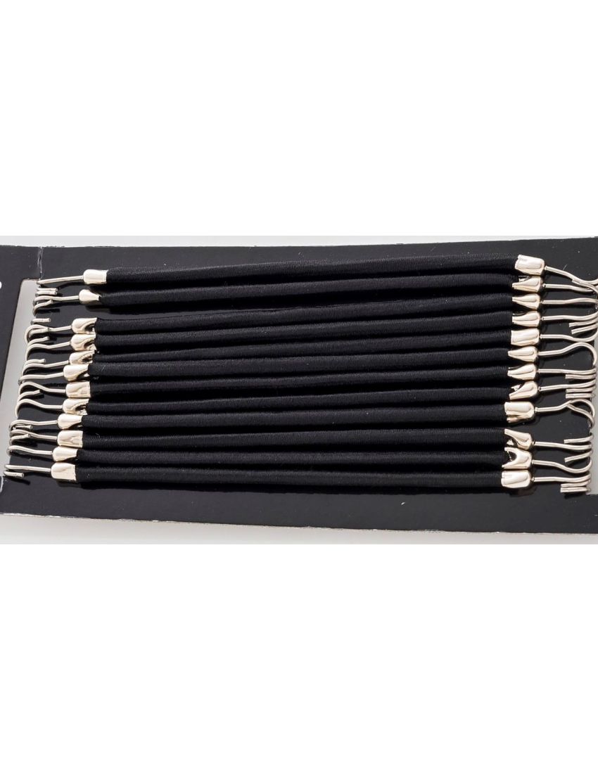 Λάστιχο μαύρο με γάτζους στις δύο άκρες