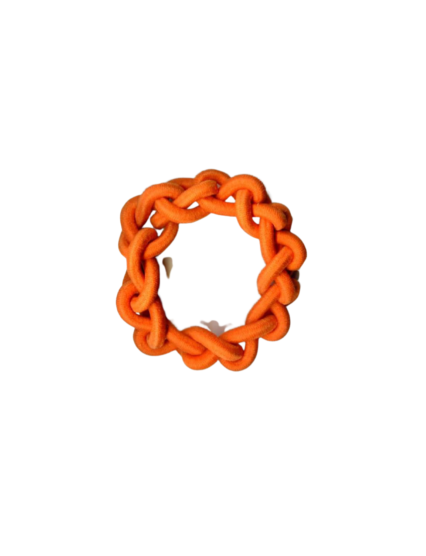 Λάστιχο υφασμάτινο πλεξούδα σε 6 φωτεινά χρώματα