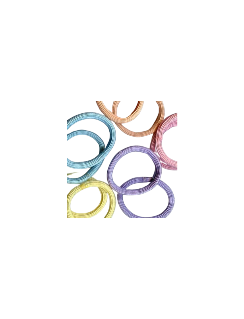 Λάστιχο υφασμάτινο με ανάγλυφες ρίγες σε 5 χρώματα