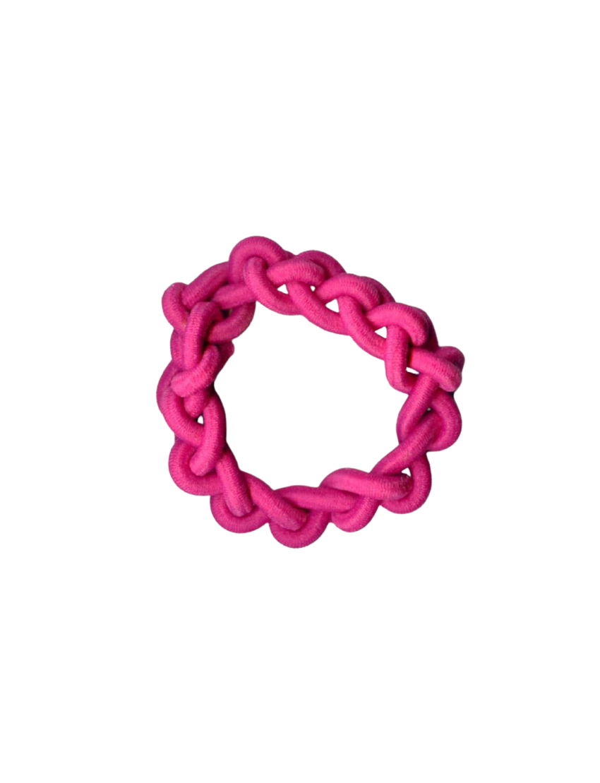 Λάστιχο υφασμάτινο πλεξούδα σε 6 φωτεινά χρώματα