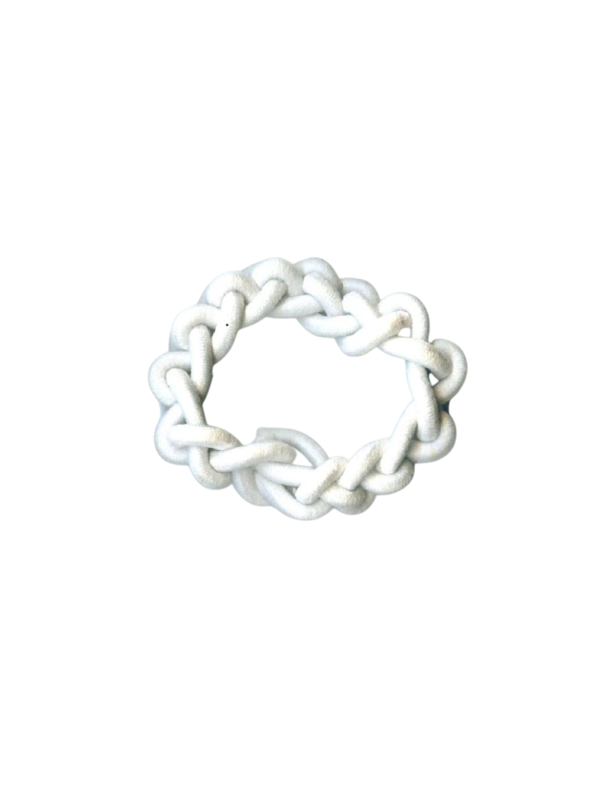 Λάστιχο υφασμάτινο πλεξούδα σε 6 φωτεινά χρώματα